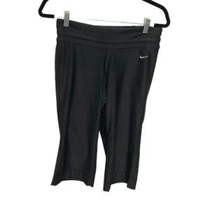 Nike Dri Fit Small‎ Black Capris Athletic Wear